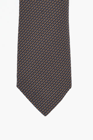 Two-Tone Pure Silk Tie