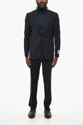 CC COLLECTION Slim Fit Stretch Virgin Wool Suit