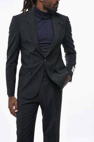 CC COLLECTION Slim Fit Stretch Virgin Wool Suit
