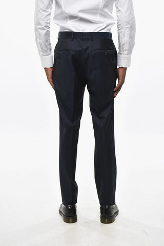 CC COLLECTION Virgin Wool Suit with Notch Lapel
