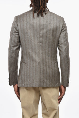 CC COLLECTION Blazer Doppiopetto in Lana Herringbone