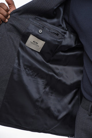 CC COLLECTION Slim Fit Virgin Wool Suit with Classic Lapel