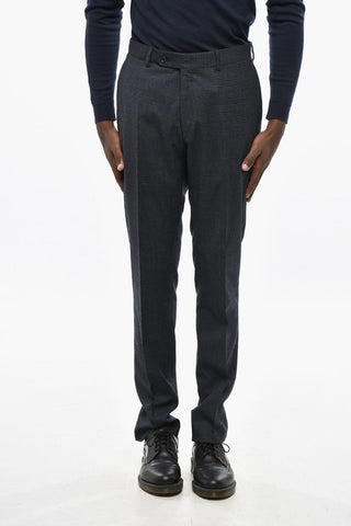CC COLLECTION Slim Fit Virgin Wool Suit with Classic Lapel