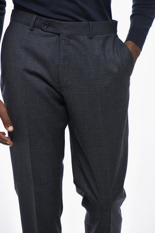 CC COLLECTION Slim Fit Virgin Wool Suit with Classic Lapel