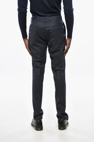 CC COLLECTION Slim Fit Virgin Wool Suit with Classic Lapel