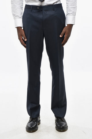 Virgin Wool LEADER Notch Lapel 2-Button Suit