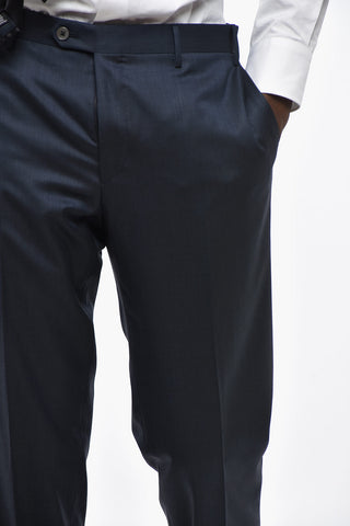 Virgin Wool LEADER Notch Lapel 2-Button Suit