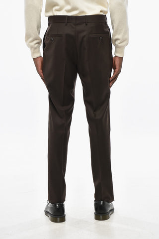 CC COLLECTION Single-Breasted Slim-Fit Wool-Blend Suit