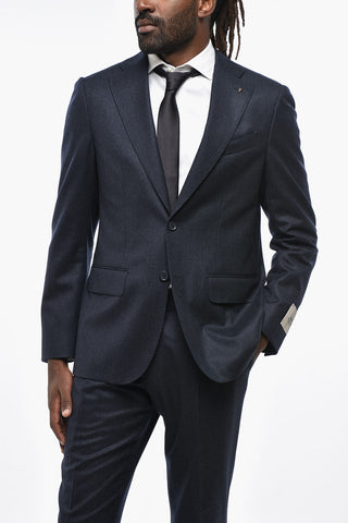 CC COLLECTION Virgin Wool Suit with Flap Pockets
