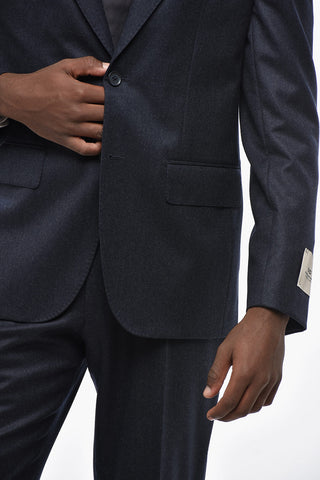 CC COLLECTION Virgin Wool Suit with Flap Pockets