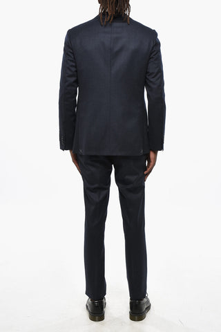 CC COLLECTION Virgin Wool Suit with Flap Pockets