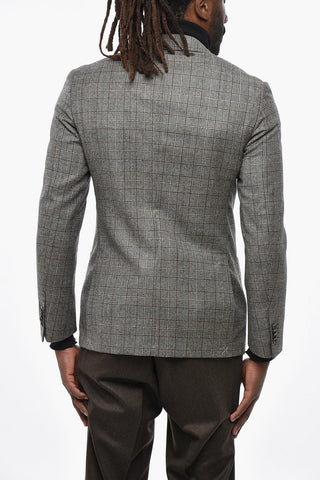 CC Collection Blazer REFINED aus Schurwolle mit Glen-Plaid-Muster