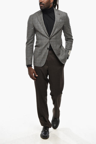 CC Collection Blazer REFINED aus Schurwolle mit Glen-Plaid-Muster