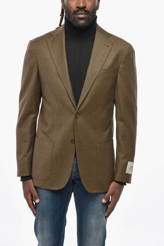 CC COLLECTION Virgin Wool Unlined Blazer with Patch Pockets