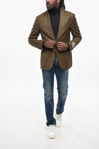 CC COLLECTION Virgin Wool Unlined Blazer with Patch Pockets