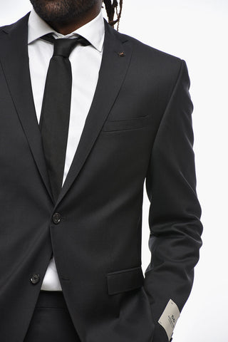 CC COLLECTION 2-Piece Virgin Wool Suit with Flap Pockets