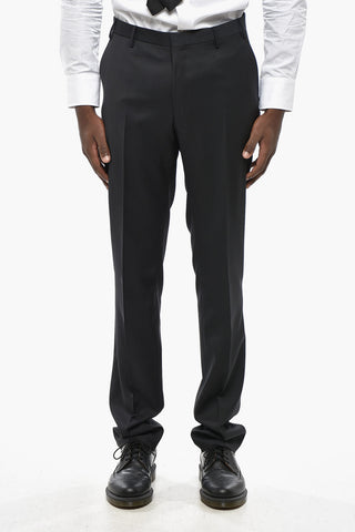 CC COLLECTION 2-Piece Virgin Wool Suit with Flap Pockets