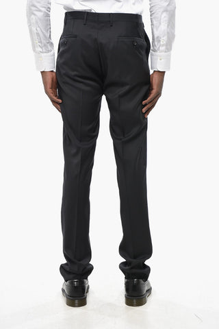CC COLLECTION 2-Piece Virgin Wool Suit with Flap Pockets
