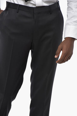 CC COLLECTION 2-Piece Virgin Wool Suit with Flap Pockets