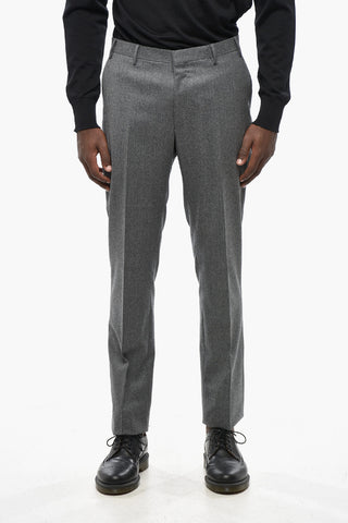 CC COLLECTION Virgin Wool Suit with Peak Lapel