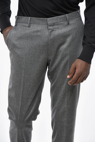 CC COLLECTION Virgin Wool Suit with Peak Lapel
