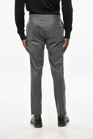 CC COLLECTION Virgin Wool Suit with Peak Lapel