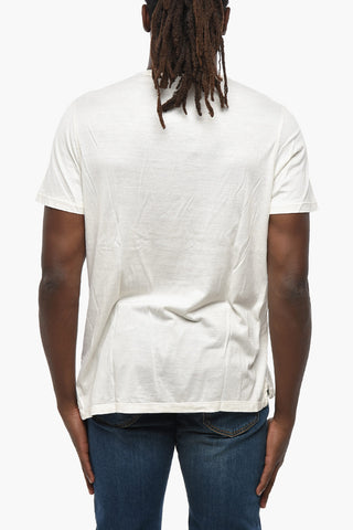 Silk and Cotton Crew-neck T-Shirt