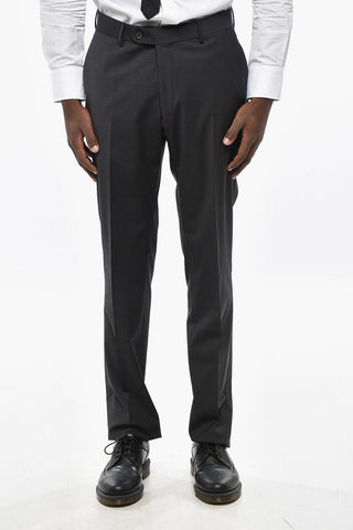 CC COLLECTION Abito Slim Fit in Lana Stretch con Rever Classico