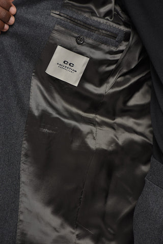 CC COLLECTION Abito 2 Bottoni in Lana Vergine