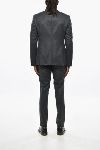 CC COLLECTION Virgin Wool Suit with Flap Pockets