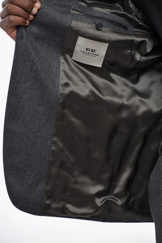 CC COLLECTION Virgin Wool Suit with Flap Pockets