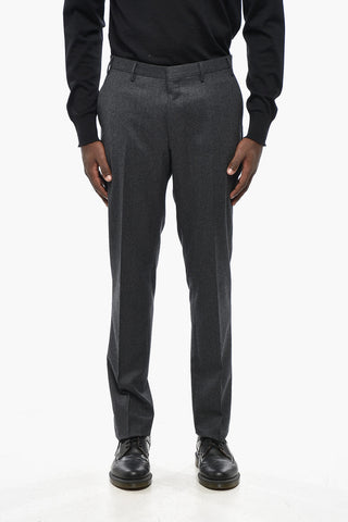 CC COLLECTION Virgin Wool Suit with Flap Pockets