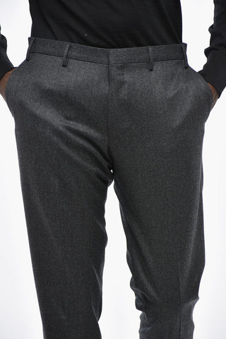 CC COLLECTION Virgin Wool Suit with Flap Pockets
