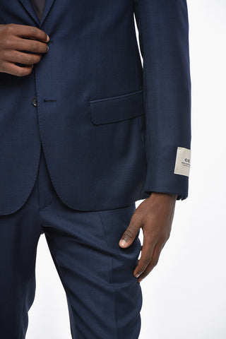 CC COLLECTION Bird's Eye Virgin Wool Suit
