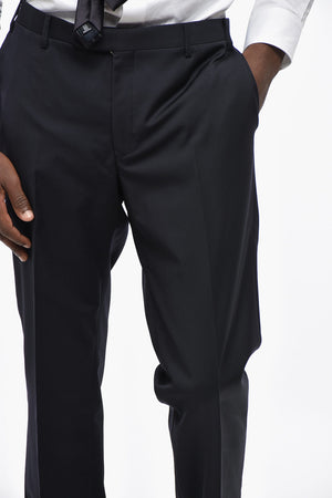 Two-Button Virgin Wool Suit with Two Vents