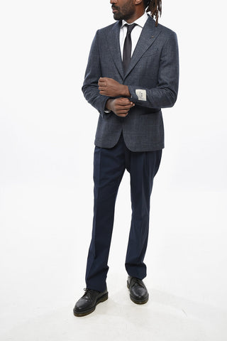 CC COLLECTION Blazer Semi-foderato in Lana District Check