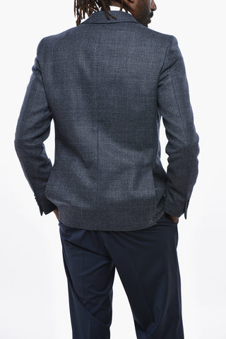 CC COLLECTION Blazer Semi-foderato in Lana District Check
