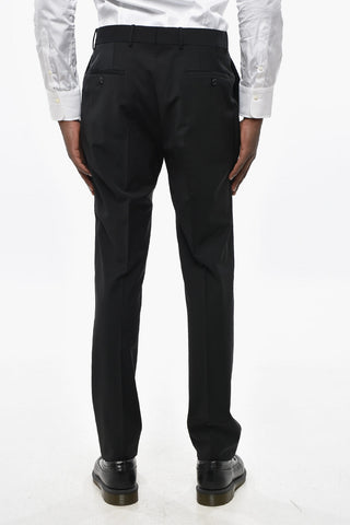 CC COLLECTION Stretch Wool Suit with Flap Pockets