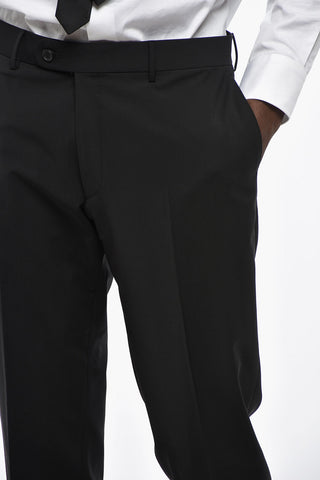 CC COLLECTION Stretch Wool Suit with Flap Pockets