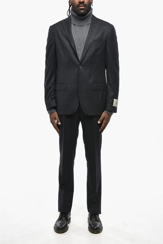 CC COLLECTION Pure Virgin Wool Slim Fit Suit