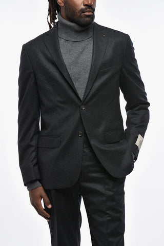 CC COLLECTION Pure Virgin Wool Slim Fit Suit