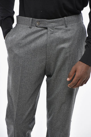 CC COLLECTION Virgin Wool Suit with Flap Pockets