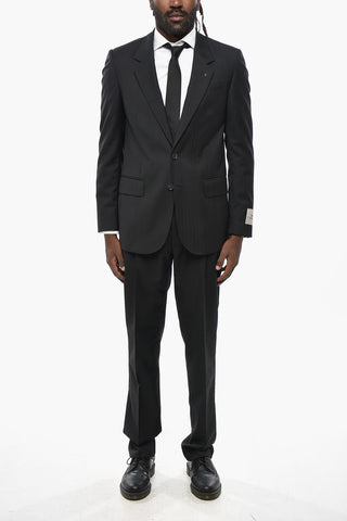 CC COLLECTION Virgin Wool Suit with Classic Lapel