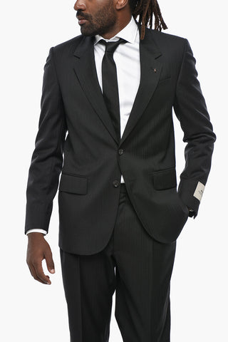 CC COLLECTION Virgin Wool Suit with Classic Lapel