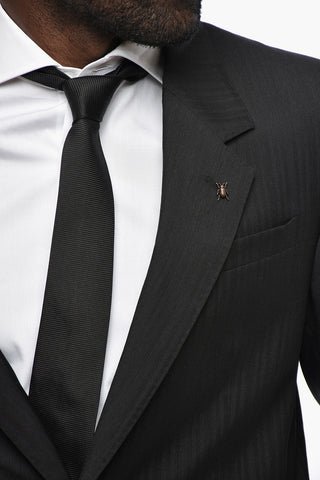 CC COLLECTION Virgin Wool Suit with Classic Lapel