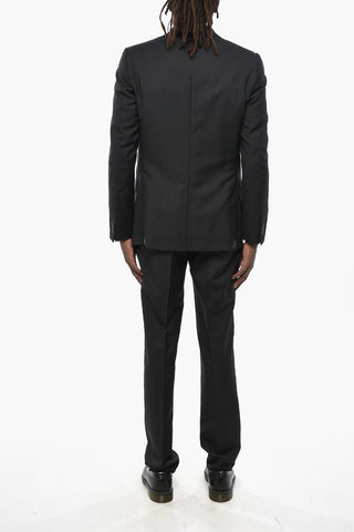CC COLLECTION Virgin Wool Suit with Classic Lapel