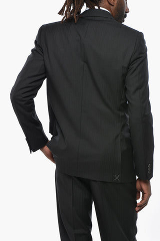 CC COLLECTION Virgin Wool Suit with Classic Lapel