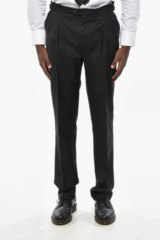 CC COLLECTION Virgin Wool Suit with Classic Lapel