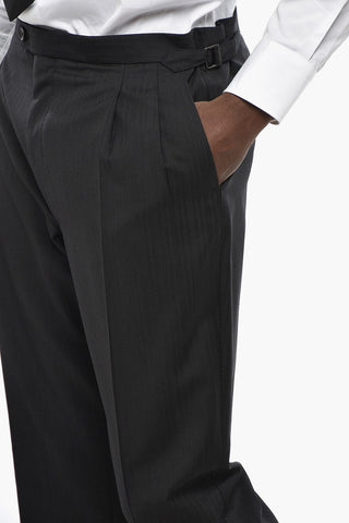 CC COLLECTION Virgin Wool Suit with Classic Lapel