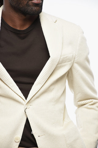 CC COLLECTION Half-lined Corduroy Blazer